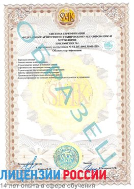 Образец сертификата соответствия (приложение) Карабаш Сертификат ISO 14001